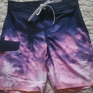 Sonoma Brand Men's Ombre Swim Shorts Size Small NWT